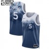 Dres Minnesota Timberwolves Anthony Edwards 5 Nike 2023-24 City Edition Plava Swingman - Dječji